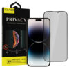 Hartowane szkło Privacy Glass do IPHONE 15 PRO MAX CZARNE